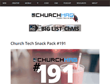 Tablet Screenshot of churchm.ag